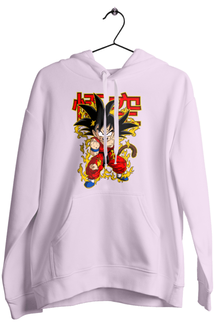 Women's hoodie with prints Dragon Ball Son Goku. Anime, dragon ball, goku, manga, son goku, tv series. 2070702