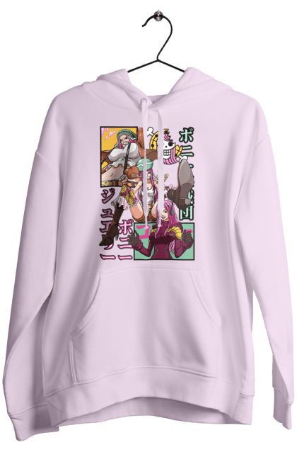 Women's hoodie with prints One Piece Jewelry Bonney. Anime, big eater, jewelry bonney, manga, one piece, pirates. 2070702