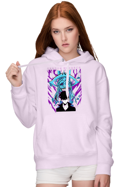 Women's hoodie with prints Solo Leveling. Anime, manga, solo leveling, sung jinwoo. 2070702