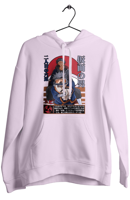 Women's hoodie with prints Naruto Obito Uchiha. Anime, character, manga, naruto, ninja, obito, obito uchiha, tv series, uchiha. 2070702