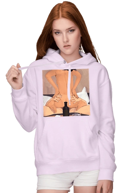 Голая Девушка, Бутылка И Сигареты