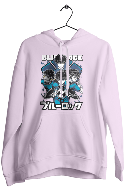 Women's hoodie with prints Blue Lock. Anime, blue lock, blue prison, manga, sport, sports anime. 2070702