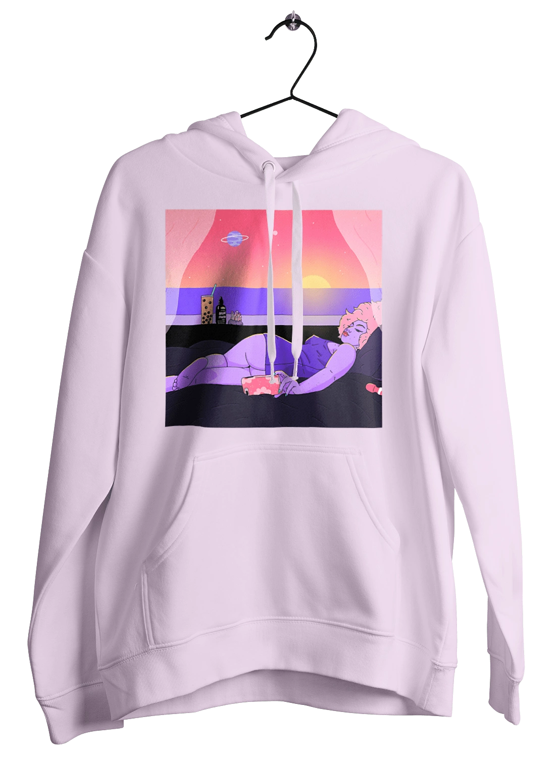 Фіолетова Дівчина На Відпочинку