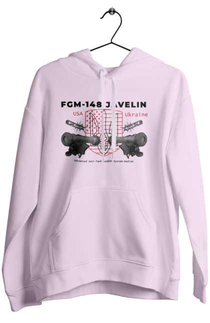 Women`s hoodie with prints FGM 148 Javelin. Caesar, himars, javelin, nlaw, patriot, weapons, zaluzhny. 2070702