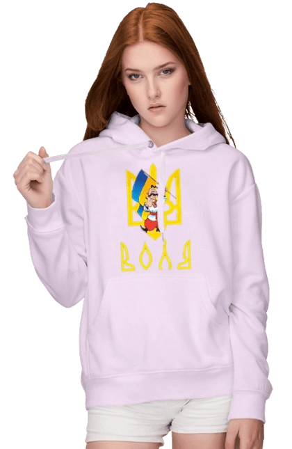 Тризуб Воля Козак з прапором України