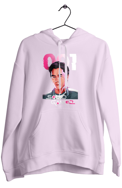 Women`s hoodie with prints Squid Game Hwang In ho. 001, front man, hwang in-ho, netflix, player 001, squid game, tv series. 2070702