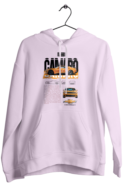 Women's hoodie with prints Chevrolet Camaro. Auto, automobile, camaro, car, chevrolet, chevrolet camaro. 2070702