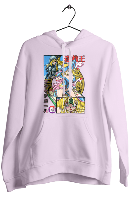 Women's hoodie with prints Yu Gi Oh! Dark Magician Girl. Anime, black magician, dark magician, dark magician girl, manga, yu gi oh, yugio. 2070702