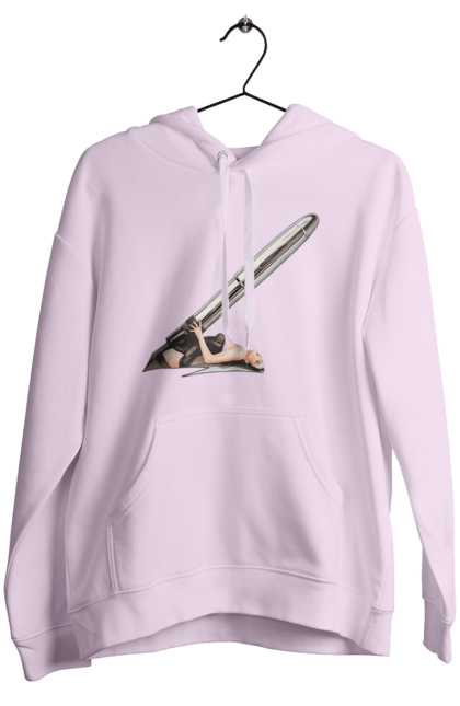 Women`s hoodie with prints Great Patron. Bullet, cartridge, girl. 2070702