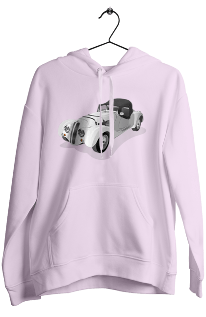 Women`s hoodie with prints Car. Auto, car, classic, old, old machine. 2070702