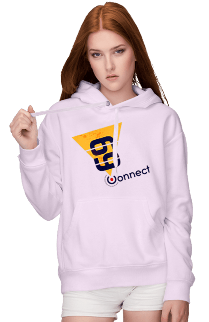 Жіноче худі з принтом "69  є контакт". Жарт, контакт, прикол, секс. 2070702