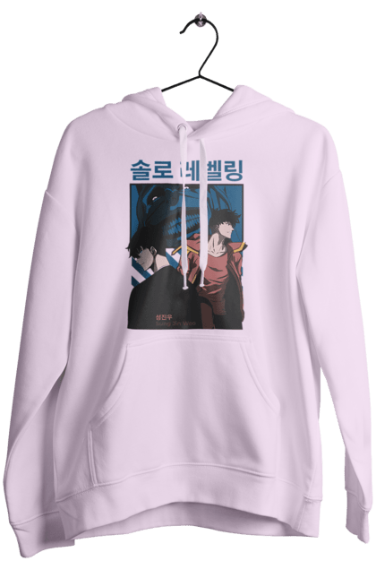 Women's hoodie with prints Solo Leveling. Anime, manga, solo leveling, sung jinwoo. 2070702