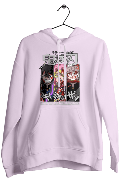 Women's hoodie with prints Demon Slayer Obanai Mitsuri Tengen. Anime, demon slayer, iguro, kimetsu no yaiba, manga, mitsuri, obanai, tengen. 2070702