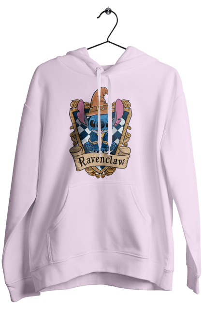 Жіноче худі з принтом "Стіч Рейвенклов". Harry potter, hogwarts, ravenclaw, stich, гаррі поттер, когтевран, рейвенклов, стіч, факультет, хогвартс. 2070702