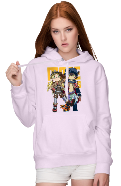 Women's hoodie with prints Made in Abyss. Abyss, made in abyss, manga, reg, riko, robot. 2070702