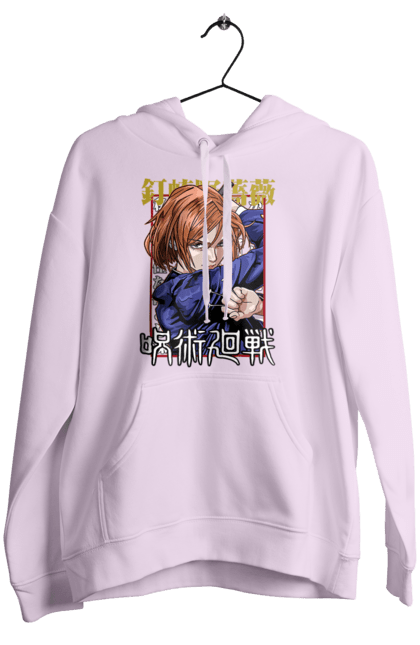 Women's hoodie with prints Jujutsu Kaisen Nobara. Anime, dark fantasy, jujutsu kaisen, magic battle, manga, mystic, nobara, nobara kugisaki. 2070702