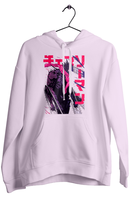 Women's hoodie with prints Chainsaw Man. Anime, chainsaw man, demon, denji, manga, pochita, shonen. 2070702