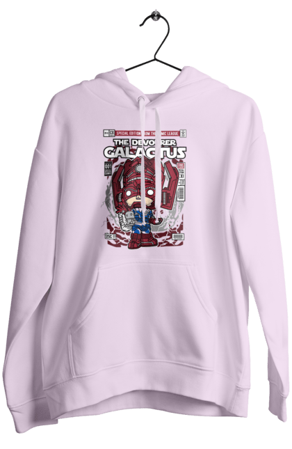 Жіноче худі з принтом "Galactus". Галактус, дивуватися, комікси, простір. Funkotee