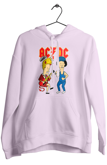 Women's hoodie with prints AC/DC. Ac dc, acd, blues rock, group, hard rock, music, rock n roll. 2070702