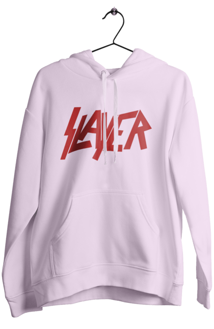 Women's hoodie with prints Slayer. Groove metal, group, metal band, music, nu metal, scull, slayer, speed metal, thrash metal. 2070702