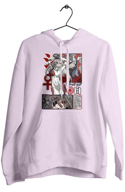 Women's hoodie with prints Deadman Wonderland Shiro. Anime, carrion carnival, deadman wonderland, death row wonderland, jail, manga, shiro. 2070702