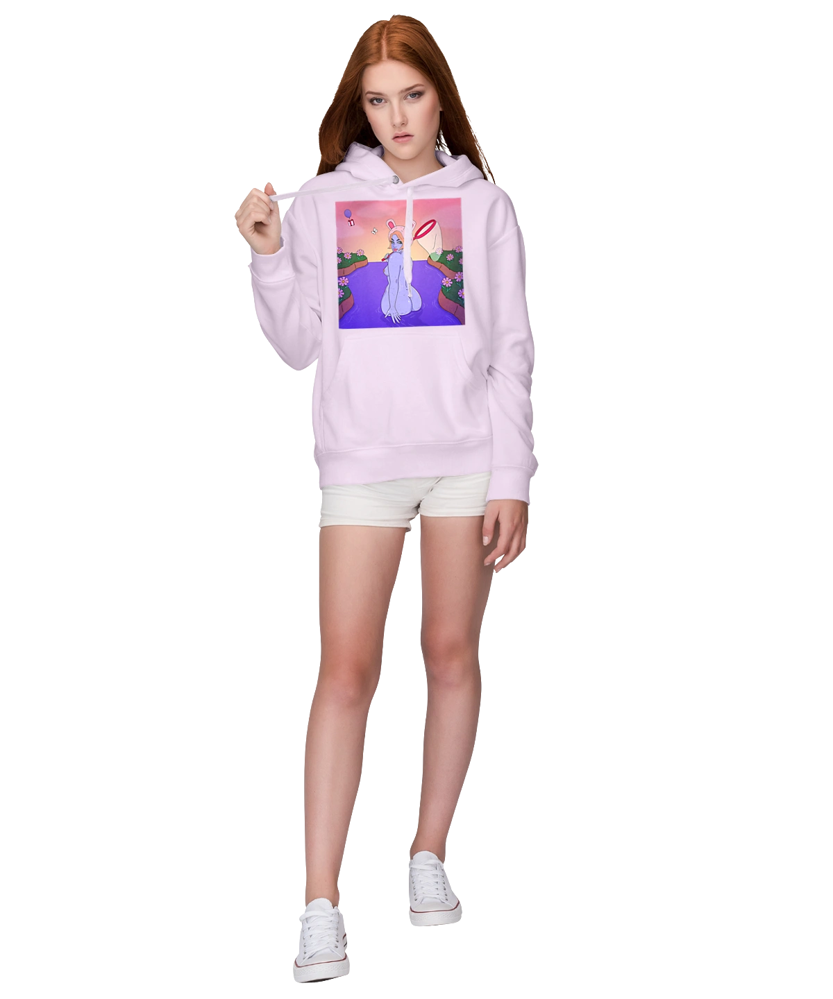 Purple Girl On The Hunt