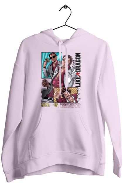 Women`s hoodie with prints Yakuza Kazuma Kiryuu. Game, kazuma kiryuu, kiryuu, like a dragon, video game, yakuza. 2070702