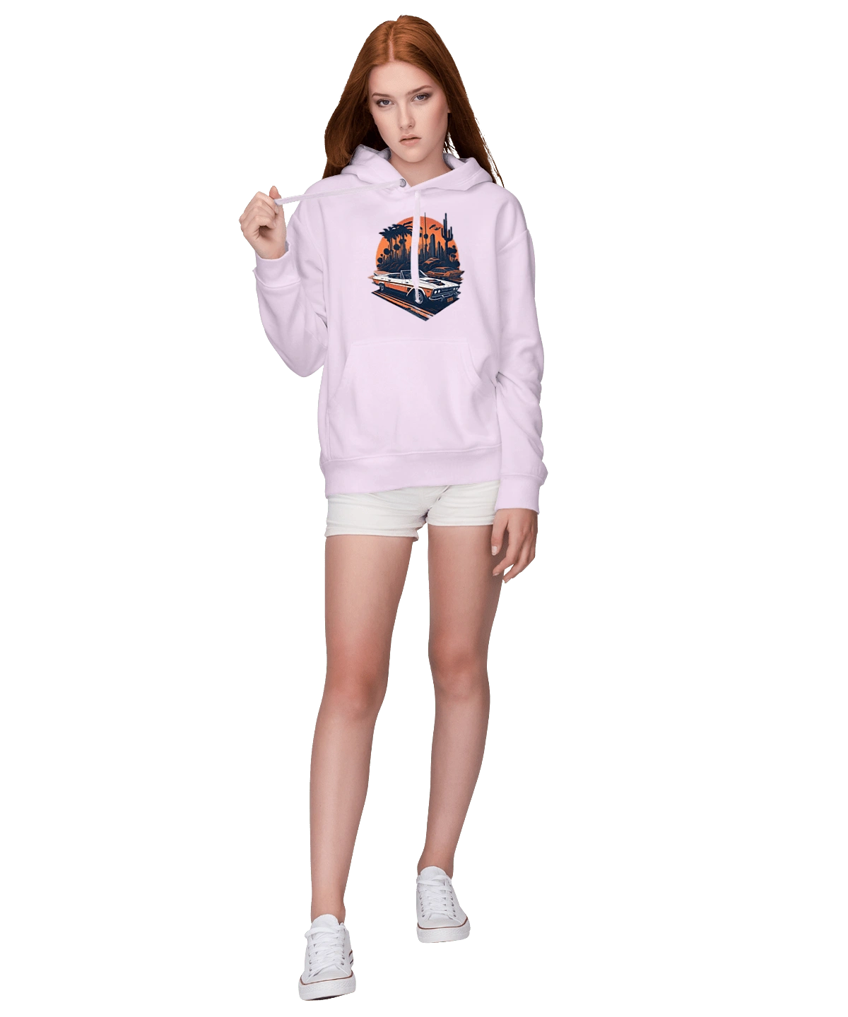 Красивая машина на закате