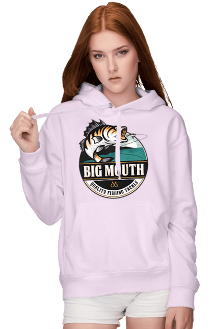 Жіноче худі з принтом "Рибалка". Вилика рибалка, рибалка, хоббі. 2070702