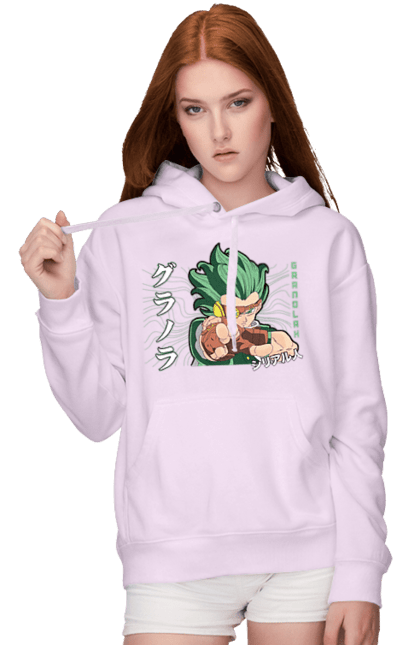 Women's hoodie with prints Dragon Ball Granolah. Anime, dragon ball, goku, granolah, manga, tv series, vegeta. 2070702