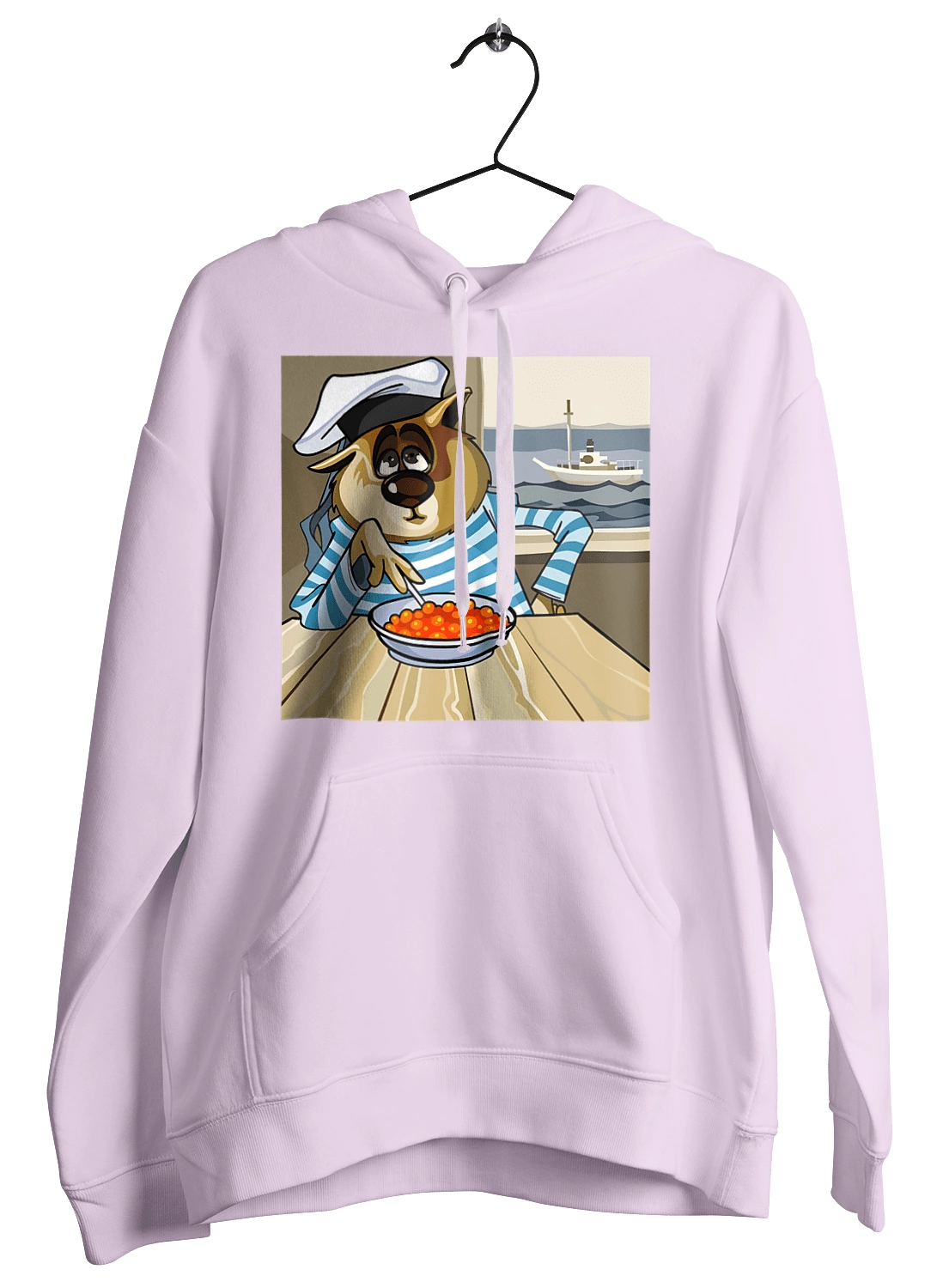 Cat Sailor, On The Ship Eats Red Caviar