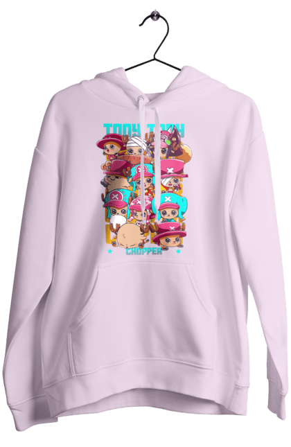 Women's hoodie with prints One Piece Tony Tony Chopper. Adventures, anime, fantasy, light novel, manga, one piece, tony tony chopper, tv series. 2070702