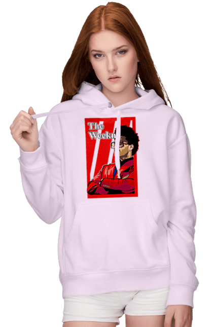 Women's hoodie with prints The Weeknd. Actor, producer, singer, tesfaye, weeknd. 2070702