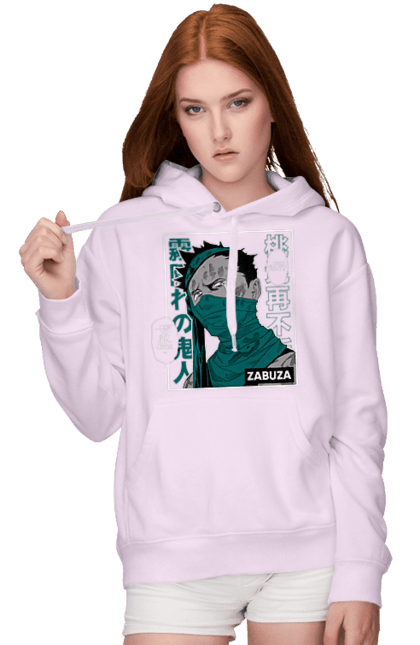 Women's hoodie with prints Naruto Zabuza Momochi. Anime, character, hidden mist demon, manga, naruto, tv series, zabuza momochi. 2070702