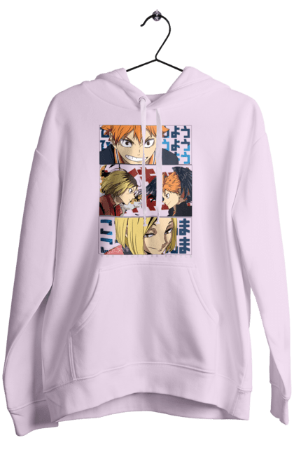 Женское худи с принтом Волейбол!! Хината и Кенма. Haikyu, hinata, kenma, shoyo hinata, аниме, волейбол, кенма, манга, хината, шоё хината. 2070702