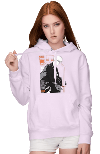 Women's hoodie with prints Bleach Ichigo Kurosaki. Anime, bleach, ichigo, ichigo kurosaki, manga. 2070702