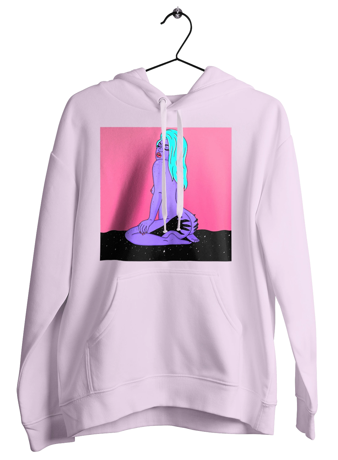 Purple Girl In Hands