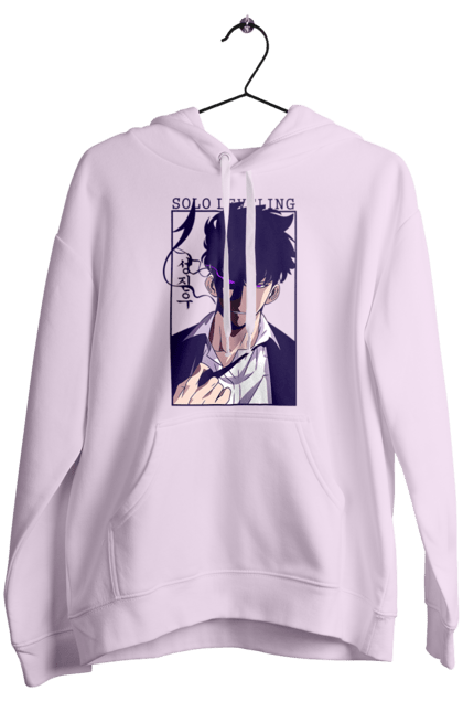 Women's hoodie with prints Solo Leveling. Anime, manga, solo leveling, sung jinwoo. 2070702