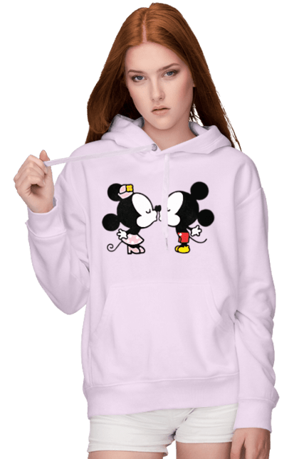 Жіноче худі з принтом "38". Mickey mouse, minnie mouse, дісней, міккі, міккі маус, мінні маус, мультфільм. 2070702