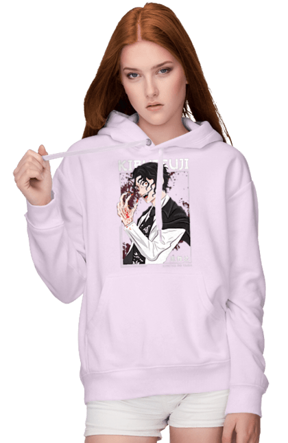 Women's hoodie with prints Demon Slayer Muzan. Anime, demon slayer, eternal paradise faith, kimetsu no yaiba, manga, muzan, twelve kizuki, upper rank six. 2070702