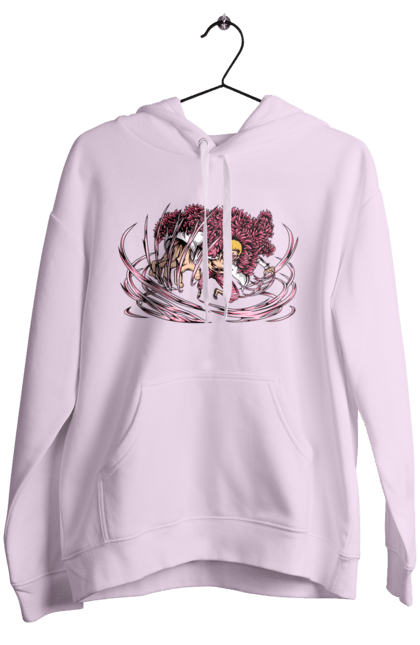 Women's hoodie with prints One Piece Donquixote Doflamingo. Anime, donquixote doflamingo, heavenly yaksha, manga, one piece, straw hat pirates. 2070702