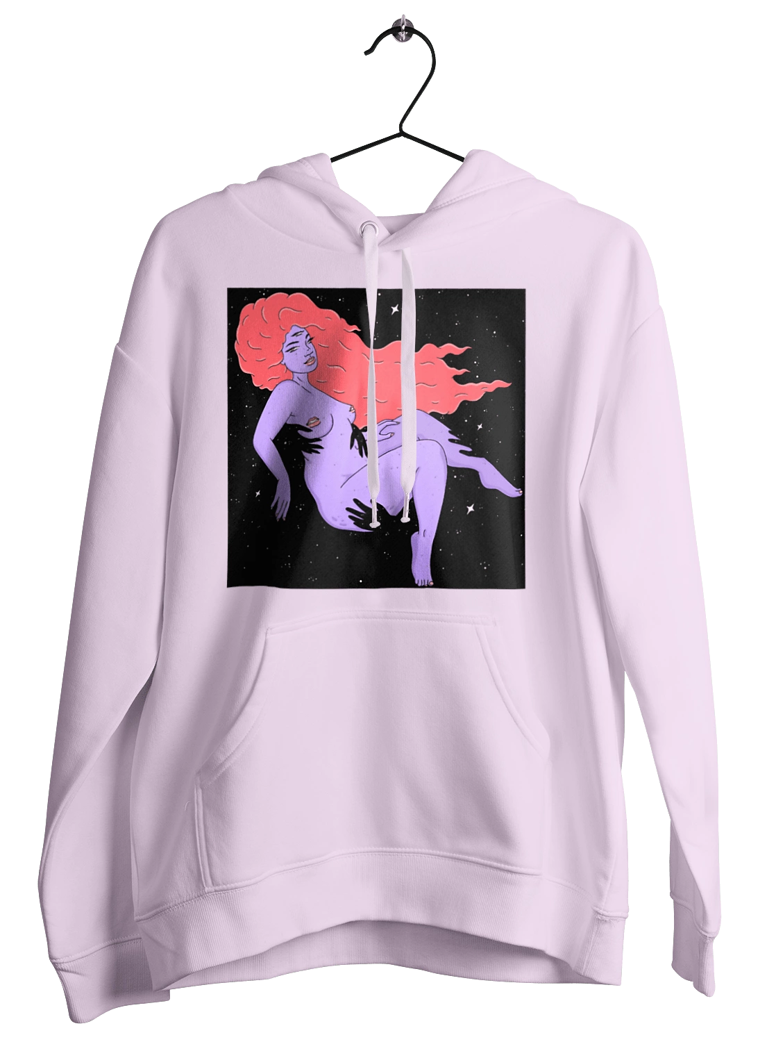 Фіолетова Дівчина В Чорній Дирі