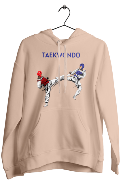 Мужское худи с принтом Taekwondo training02 [Converted]. Taekwondo, боевое искусство, корея, спорт, таэквондо, тренировка. 2070702