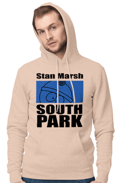 Men's hoodie with prints South Park Stan Marsh. Cartoon series, south park, stan, stan marsh. 2070702