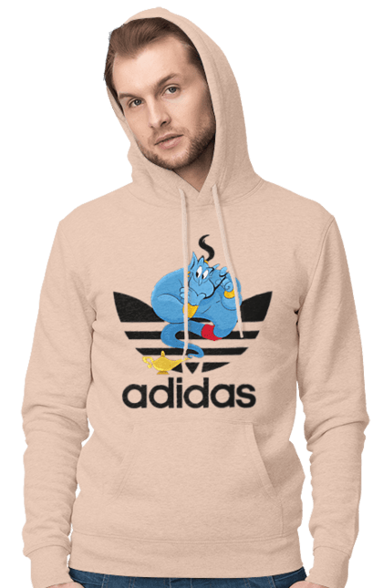 Men's hoodie with prints Adidas Genie. Adidas, adidas, aladdin, cartoon, character, genie, ginny. 2070702