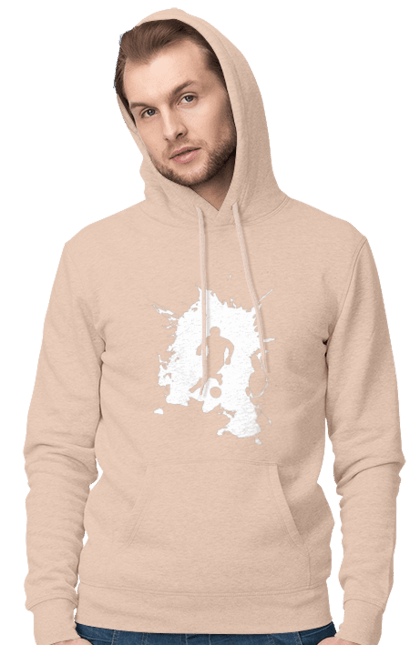 Чоловіче худі з принтом "Футбол у серці". Ворота, гол, збірна, м`яч, перемога, спорт, турнір, україна, футбол, чемпіонат. 2070702