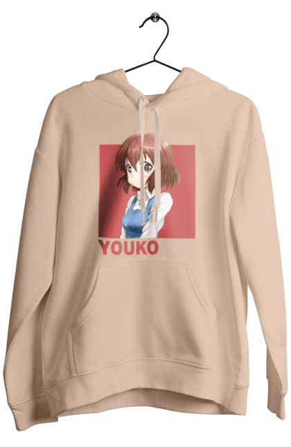 Men's hoodie with prints Kiniro Mosaic Yoko Inokuma. Anime, gold mosaic, kiniro mosaic, kinmoza, manga, yoko, yoko inokuma. 2070702