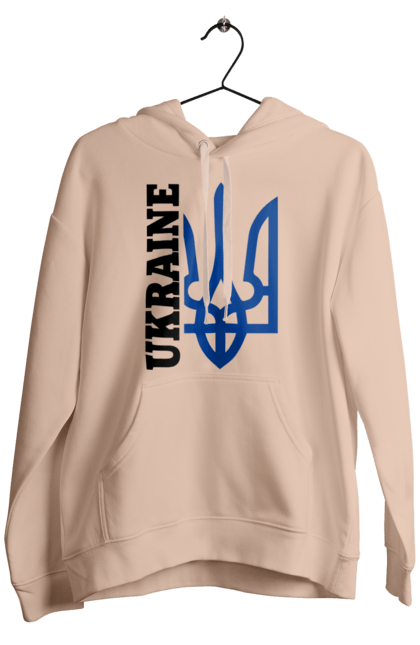 Men`s hoodie with prints Emblem of Ukraine. Country, emblem, ukraine. 2070702