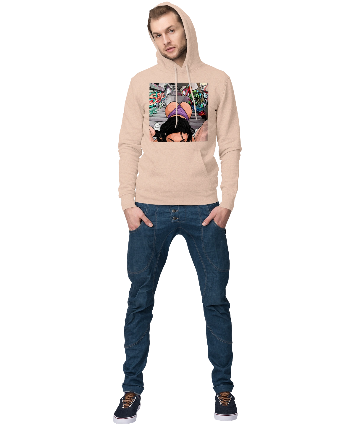 Girl On Her Knees In Front Of A Boy