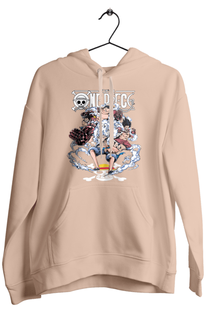 Men's hoodie with prints One Piece Luffy. Anime, luffy, manga, monkey de luffy, one piece, pirates. 2070702